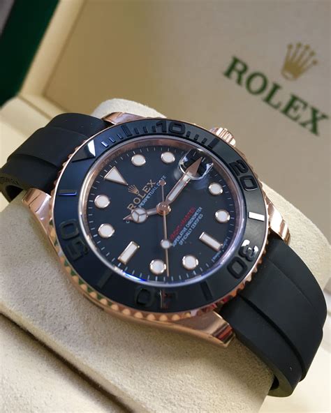 rolex yacht master 37 rose gold review|rolex yacht master price.